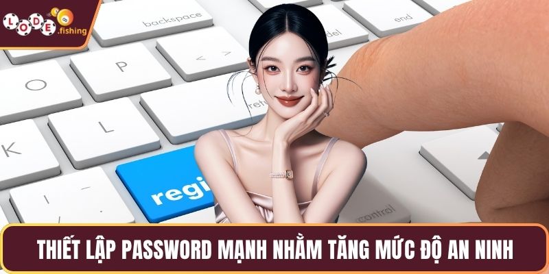 Thiết lập password mạnh nhằm tăng mức độ an ninh